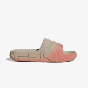 Adidas Originals | ADILETTE 22  { WONDER BEIGE/WONDER CLAY/CORE BLACK