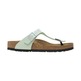 Birkenstock Gizeh Birko Flor Patent Sandal - Surf Green