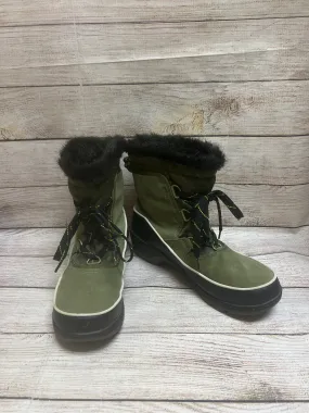 Boots Snow By Sorel In Green, Size: 9.5