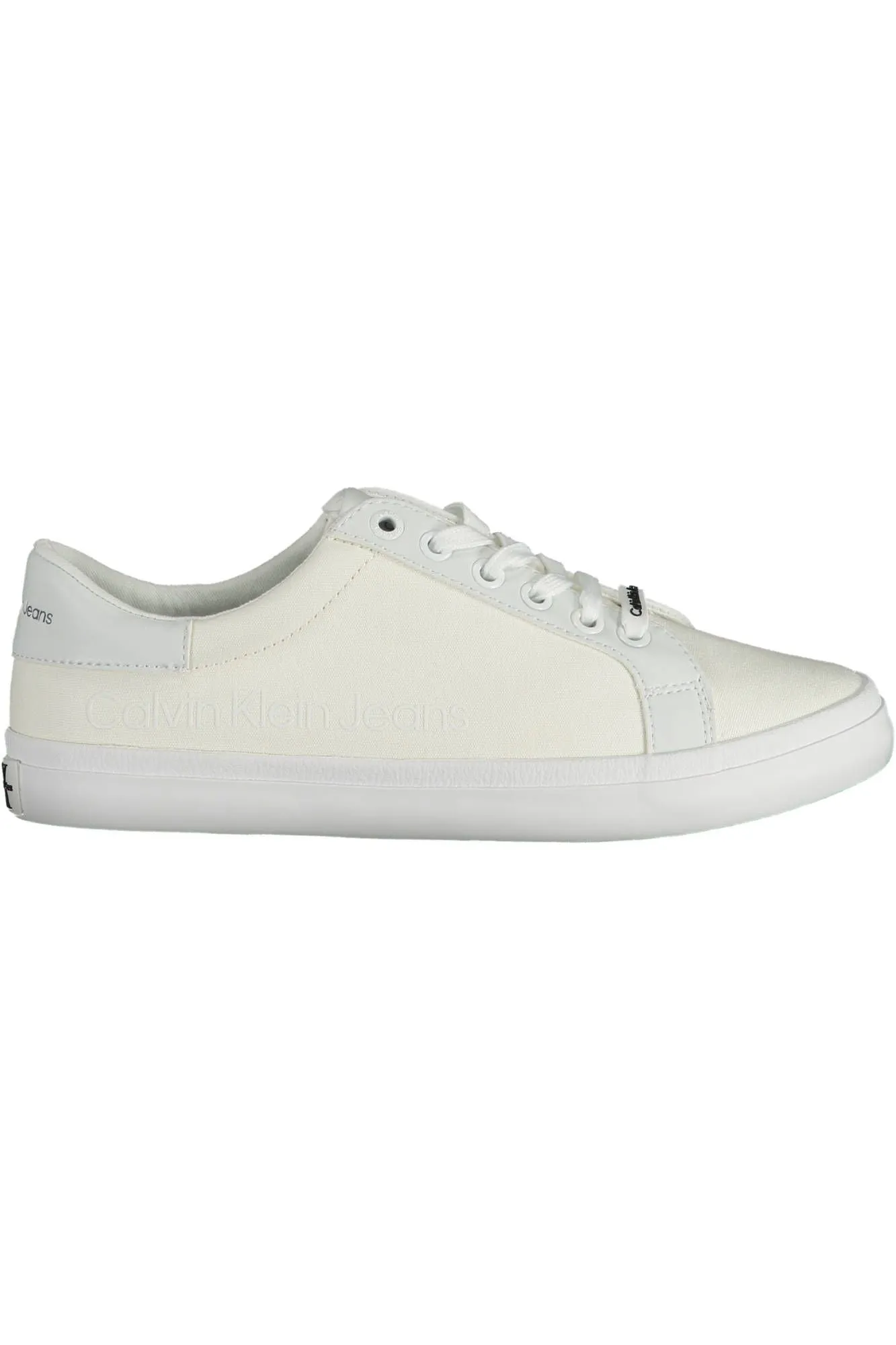 Calvin Klein White Cotton Women Sneaker