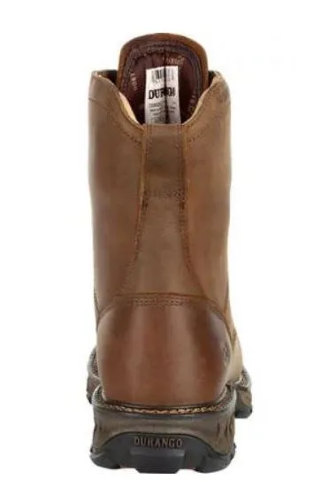 Durango Maverick Men's Brown Leather Steel Toe WP EH Lace-Up Work Boot DDB0267