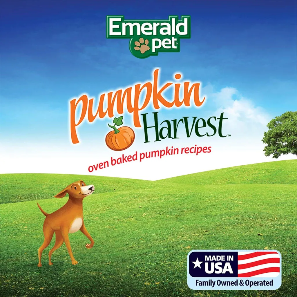 Emerald Pet Pumpkin Harvest Mini Trainers Pumpkin Recipe Dog Treats, 6-oz