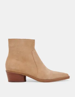 Fahari H2O Bootie, Camel Suede