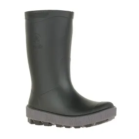 Kamik Black Charcoal Riptide Children's Rain Boot