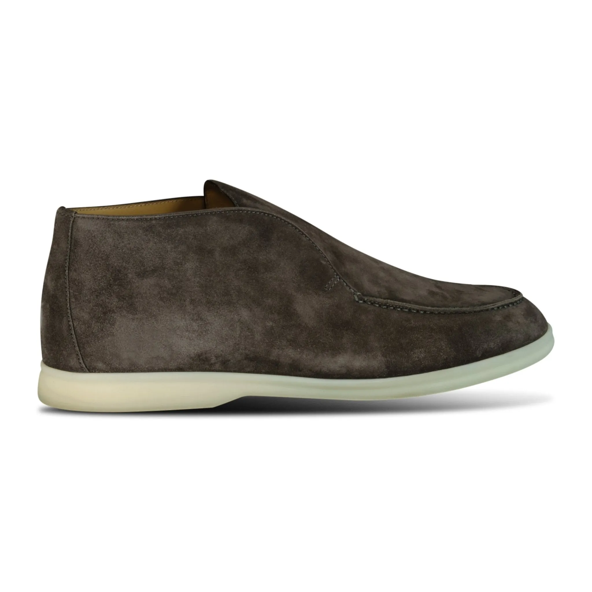 LORO PIANA OPEN WALK BROWN SUEDE