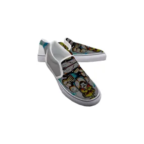 Men's Slip On Sneakers leo2 print