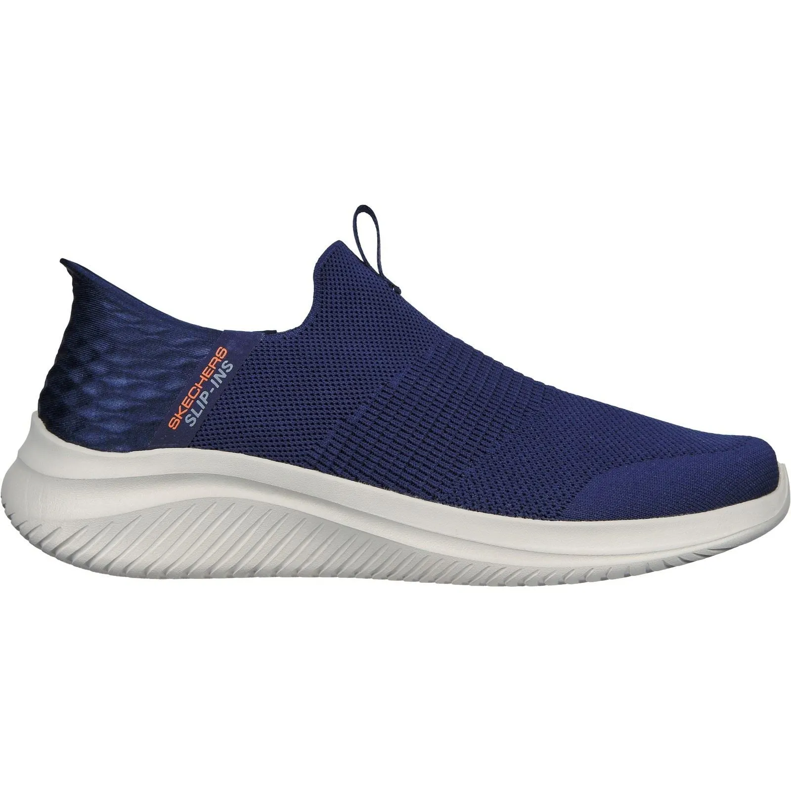 Men's Wide Fit Skechers 232450W Slip-ins Ultra Flex 3.0 Smooth Step Trainers - Navy