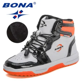 New Designers High Quality Ankle Boots Boys Girls Winter Snow Boots