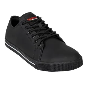 Slipbuster Microfibre Safety Trainers Matte Black 40 - BA060-40