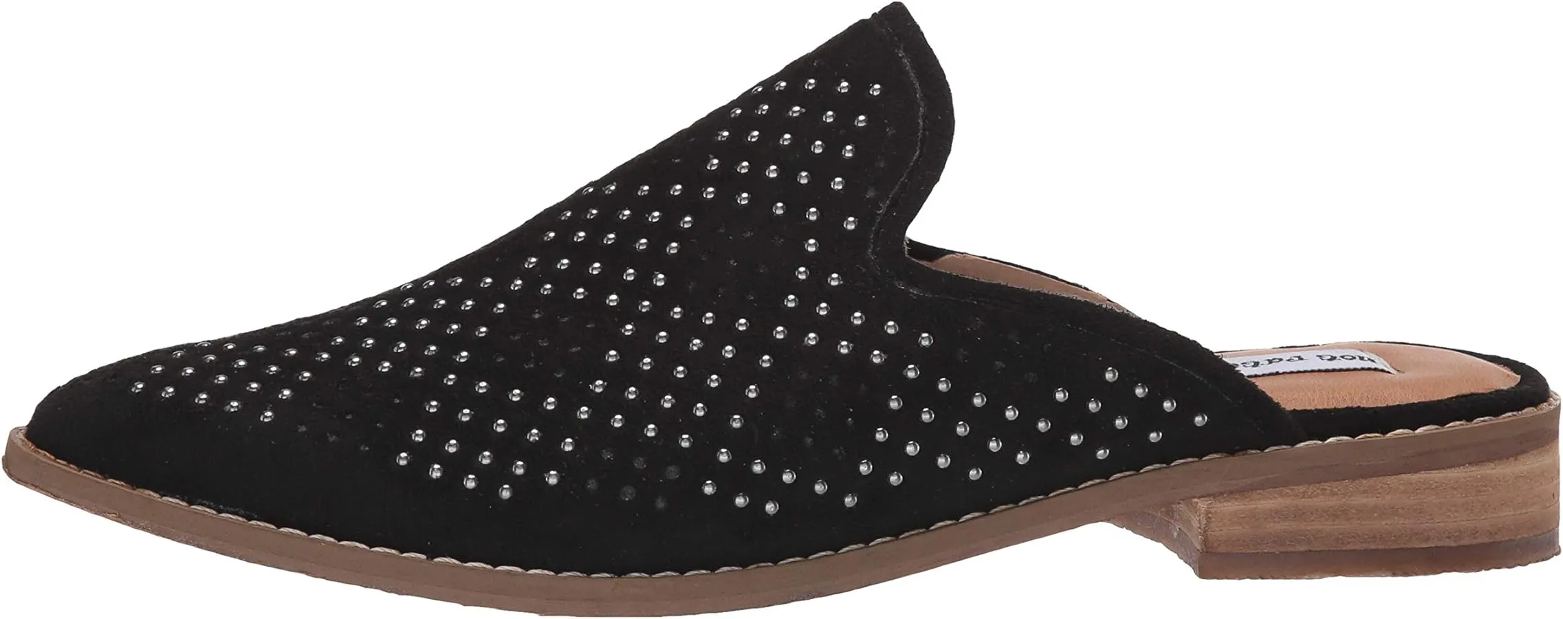 STAR STUDDED Black Mules - Not Rated