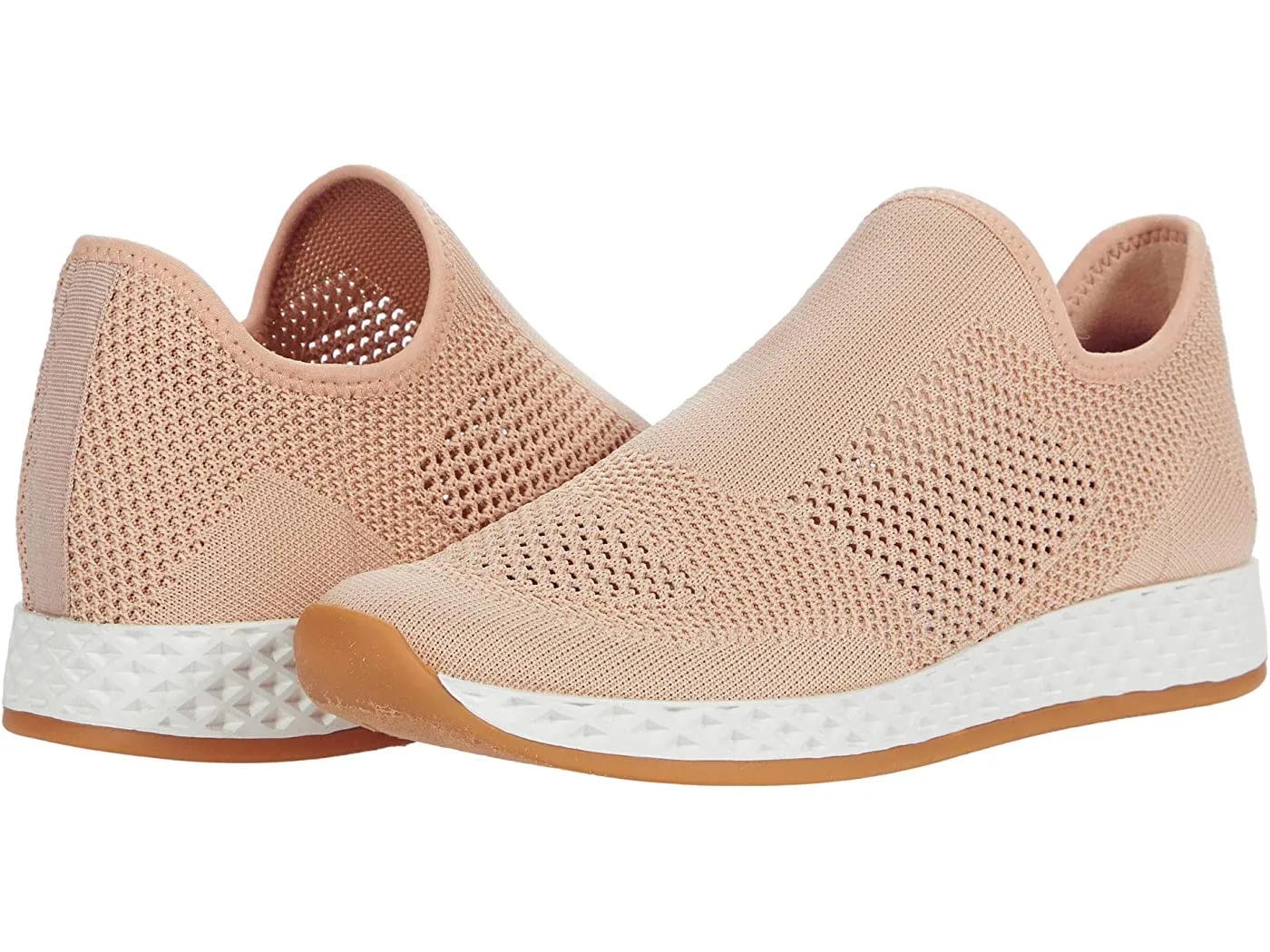 Tiger Nude Slip On Sneakers