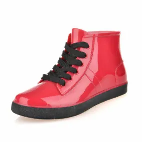 Waterproof ankle boots Modern Shoe Look cross-tied